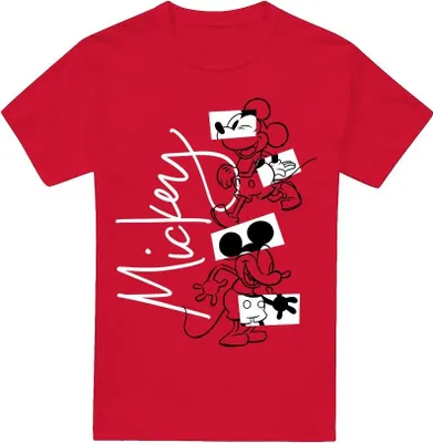 Image de Disney - T-shirt pour homme TV3412 (XL) (Rouge)