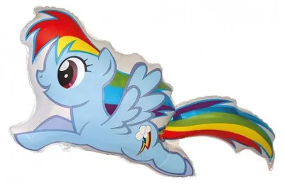 Produktbild von My little Pony Folienballon Dash Pony