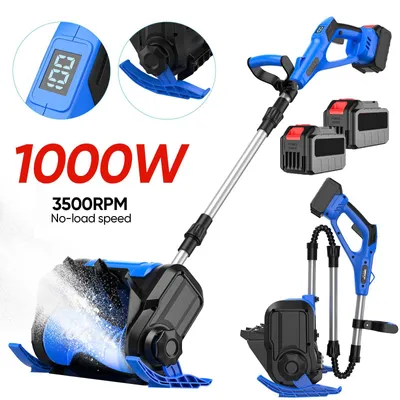 Produktbild von Schneeschleuder - Schneepflug - Laubbläser - Akku-Laubbläser - 1000W bürstenloser Motor