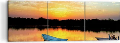 Produktbild von Bild auf Leinwand - Leinwandbild - Landschaft Sommer Meer - 120x40cm - Wand Bild - Wanddeko - Leinwanddruck - Bilder - Kunstdruck - Wanddekoration - Leinwand bilder - Wandkunst - CA120x40-3167