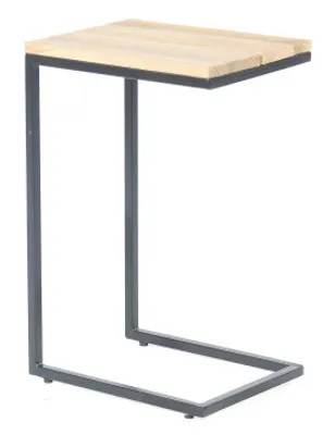 Produktbild von Tisch Cambridge 40 x 30 x 61 cm Metall und Teak Gartentisch Tischset Neu