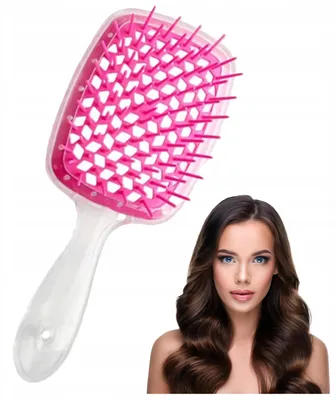 Produktbild von Leichte Antistatik-Haarbürste für nass und trocken, Rosa