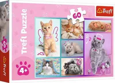 Zdjęcie produktu dla Puzzle 60el Sweet Kittens Trefl