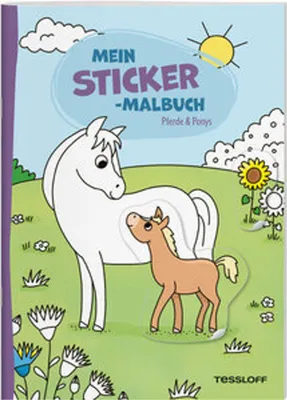 Produktbild von Mein Sticker-Malbuch. Pferde & Ponys