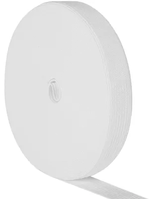 Elastikband 1 cm x 5 m, weiß, zum Nähen und Basteln