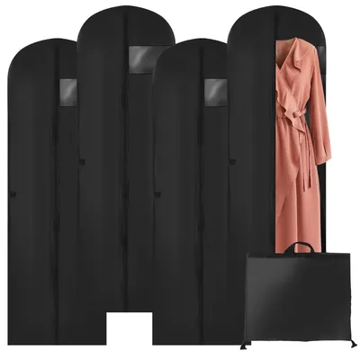 Produktbild von Set aus 4 Kleiderhüllen mit Reißverschluss, 180 cm x 60 cm
