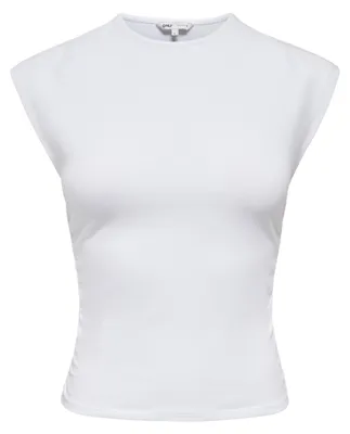 Produktbild von Only ONLMIRA CAPSL RUCHING TOP JRS NOOS White L