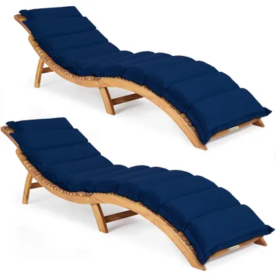 Produktbild von Casaria® Sonnenliege mit Kofferfunktion 2er-Set, inkl. Auflage