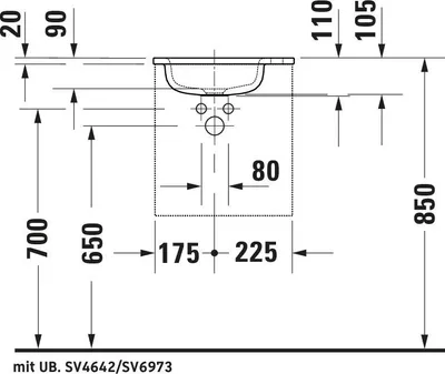 Produktbild von DURAVIT SV4642R10180000 Sivida WTU 400x443x287mm,Tür 1 R