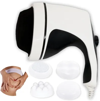 Produktbild von Elektrisches Massagegerät – Körperpflege – Muskelentspannung – 7-in-1 mit Wärmefunktion – 912 g – Weiß