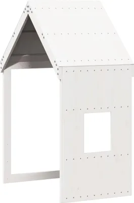Obrázek produktu pro vidaXL Stříška na dětskou postýlku bílá 60x89x134,5 cm z masivního borovicového dřeva