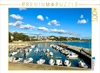 Produktbild von CALVENDO Puzzle Hafen Castiglioncello | 1000 Teile Lege-Größe 64x48cm Foto-Puzzle für glückliche Stunden
