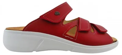 Produktbild von Finn Comfort Kiribati Pomodore nube Pantolette Rot in Gr. 42