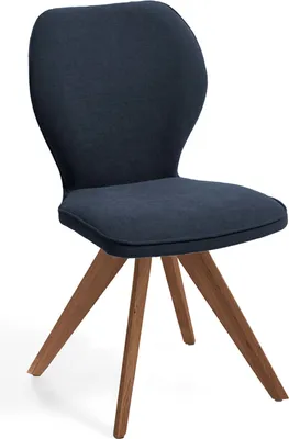 Produktbild von Niehoff Sitzmöbel Colorado Trend-Line Design-Stuhl Wild-Nussbaum/Webstoff - 180° drehbar