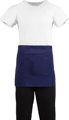 Immagine prodotto di Grembiule corto da bistrot di White, blu navy