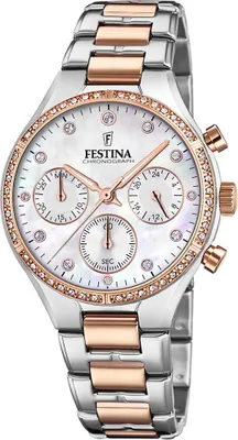 Produktbild von Festina F20403-1 CYRKONIE Damenuhr silber