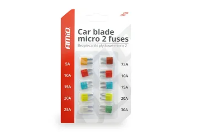 Obrázok produktu pre AMiO Autopoistky MICRO 2 blister 10ks