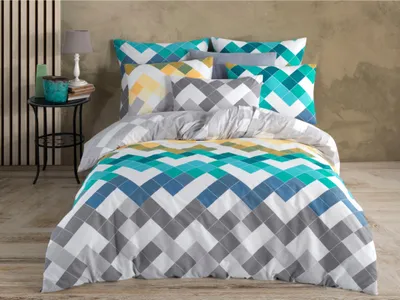 Obrázek produktu pro Povlečení francouzské bavlna 200x200,70x90 Siesta green