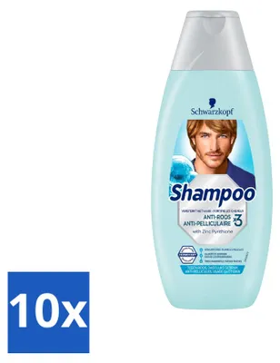 Produktbild von 10 x Schwarzkopf Anti-Schuppen Shampoo mit Aloe Vera - 400 ml - Vorteilspackung - 10 Stücke