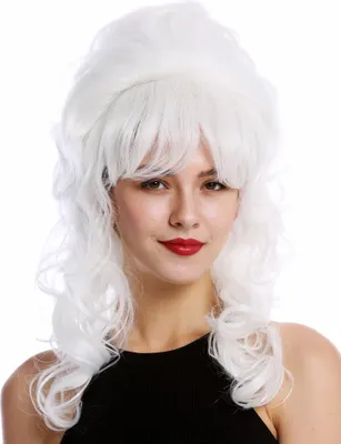 Produktbild von WIG ME UP Perücke 60er Hochsteckfrisur Weiß GFW2418-1001