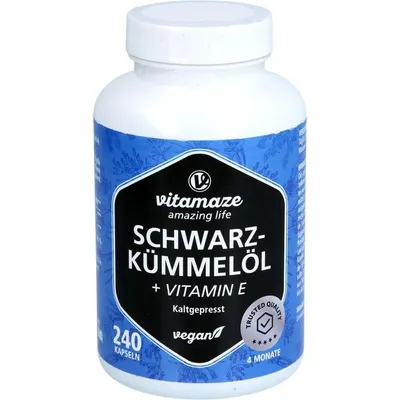 Immagine prodotto di Capsule di olio di cumino nero + vitamina E 240 capsule