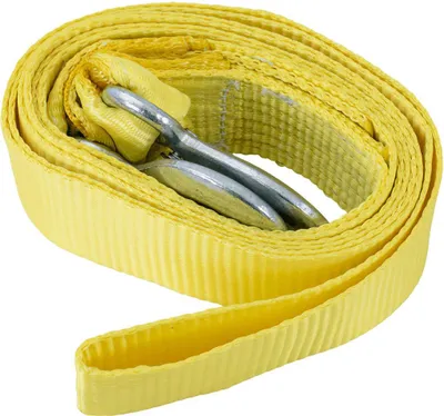 Obrázek produktu pro Tažné lano s háky Tažný popruh  3m/50mm/3t žlutý