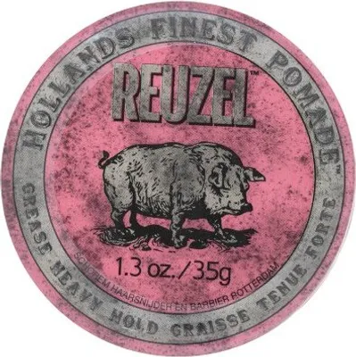 Obrázok produktu pre Reuzel Pink Pomade, Vosk na vlasy, 35 g, Muži, Všetky typy vlasy, Plechovka, Modelovanie