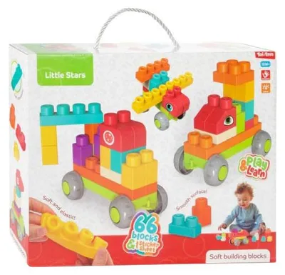 Zdjęcie produktu dla Little Stars Soft Klocki - 66 szt.