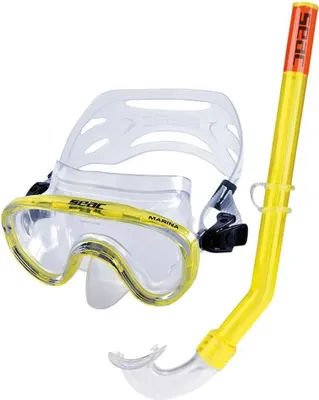 Obrázek produktu pro Seacsub Bis Marina Siltra Snorkelling Set Yellow Yellow Jedna velikost