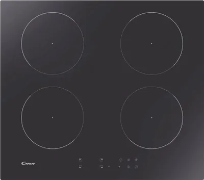 Zdjęcie produktu dla Candy Smart CDJ642KTT, Czarny, Wbudowany, 60 cm, Płyta indukcyjna strefowa, Szkło ceramiczne, 4 stref(y)