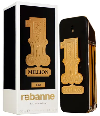 Produktbild von Rabanne 1 Million Black, Männer, 100 ml, Flüssiges Parfüm, Spray, ALCOHOL DENAT., PARFUM (FRAGRANCE), AQUA (WATER/EAU), BUTYL METHOXYDIBENZOYLMETHANE, LINALOOL,..., 1 Stück(e)