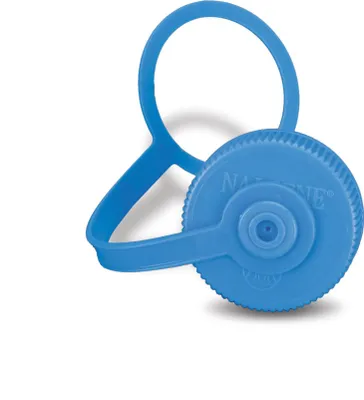 Image de Nalgene couvercle O 53/43 mm, bleu pour bouteille 0,5 L
