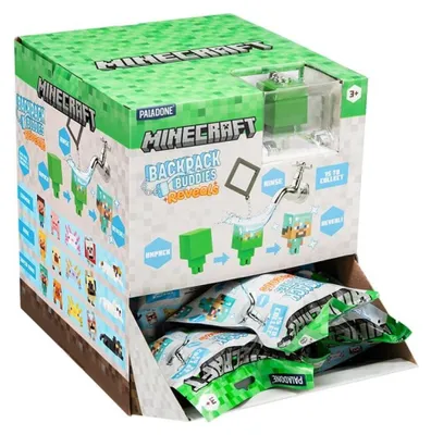 Imagen del producto de Minecraft presenta la colección de cajas sorpresa "Taschenanhänger" (24 unidades)