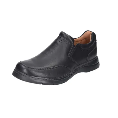 Produktbild von Clarks Un Brawley Step - Schwarz Glattleder Größe: 42.5 Normal