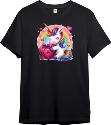 Produktbild von PAULGOS Kinder T-Shirt, Einhorn mit Herz