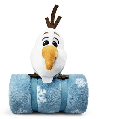 Zdjęcie produktu dla Disney Frozen Pluszak Olaf 29cm + kocyk 110x120