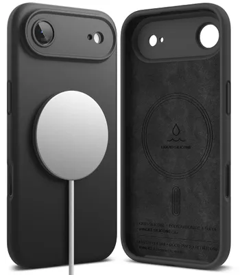 Produktbild von Ringke – Silikon-MagSafe-Schutzhülle für iPhone 17 Air – schwarz