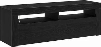 Produktbild von TV-Schränk Schwarz Eichen-Optik 120 x 35 x 40 cm Holzwerkstoff