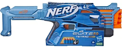 Immagine prodotto di Hasbro Nerf Elite 2.0 Tetrad Blaster + 4 dardi F5025