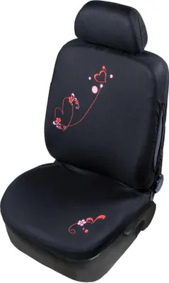 Immagine prodotto di START Glamour coprisedile singolo universale sedile anteriore nero-rosso
