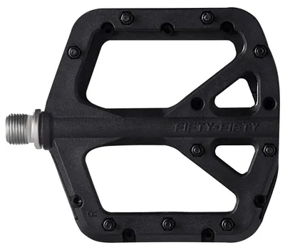 Obrázek produktu pro Pedály na kolo, nylonový kompozit, MTB, protiskluzové, 9/16 palce, ploché, černé
