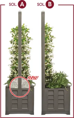 Zdjęcie produktu dla Bama Fioriera Separe Bloemenbak 80x42.5x150 cm Taupe