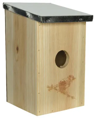 Produktbild von Vogelhauschen/Nistkasten aus Fichtenholz, 12 x 14 x 21 cm