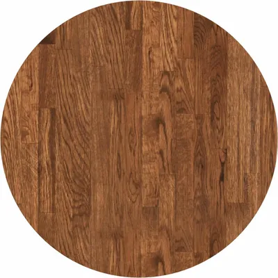 Immagine prodotto di vidaXL Piano da tavolo marrone chiaro Ø 50 x 2,5 cm in legno massiccio di quercia