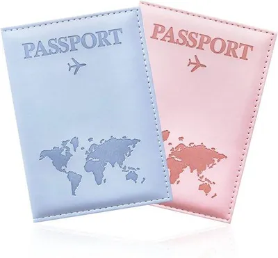 Image de Étui pour passeport en cuirPolyuréthaneÉtui pour passeport et billets, bleu foncé