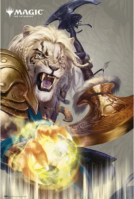 Produktbild von Magic the Gathering - Ajani - Spiel Poster - Größe 61x91,5 cm