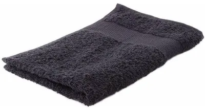 Productafbeelding van Arowell Gastendoek Gastenhanddoek 50 x 30 cm - 500 Gram - Zwart - 10 stuks