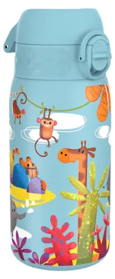 Kinder-Trinkflasche aus Stahl, 400 ml, Safari