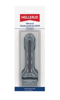 Immagine prodotto di MELLERUD raschietto per piano cottura in silicone e vetroVetroceramica, con lama di ricambio