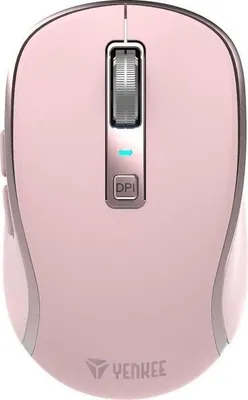 Obrázek produktu pro Bezdrátová myš, dobíjecí, 2,4 G, Bluetooth, 2400 DPI, baterie 500 mAh, výdrž baterie 90 hodin, YENKEE YMS 2085PK